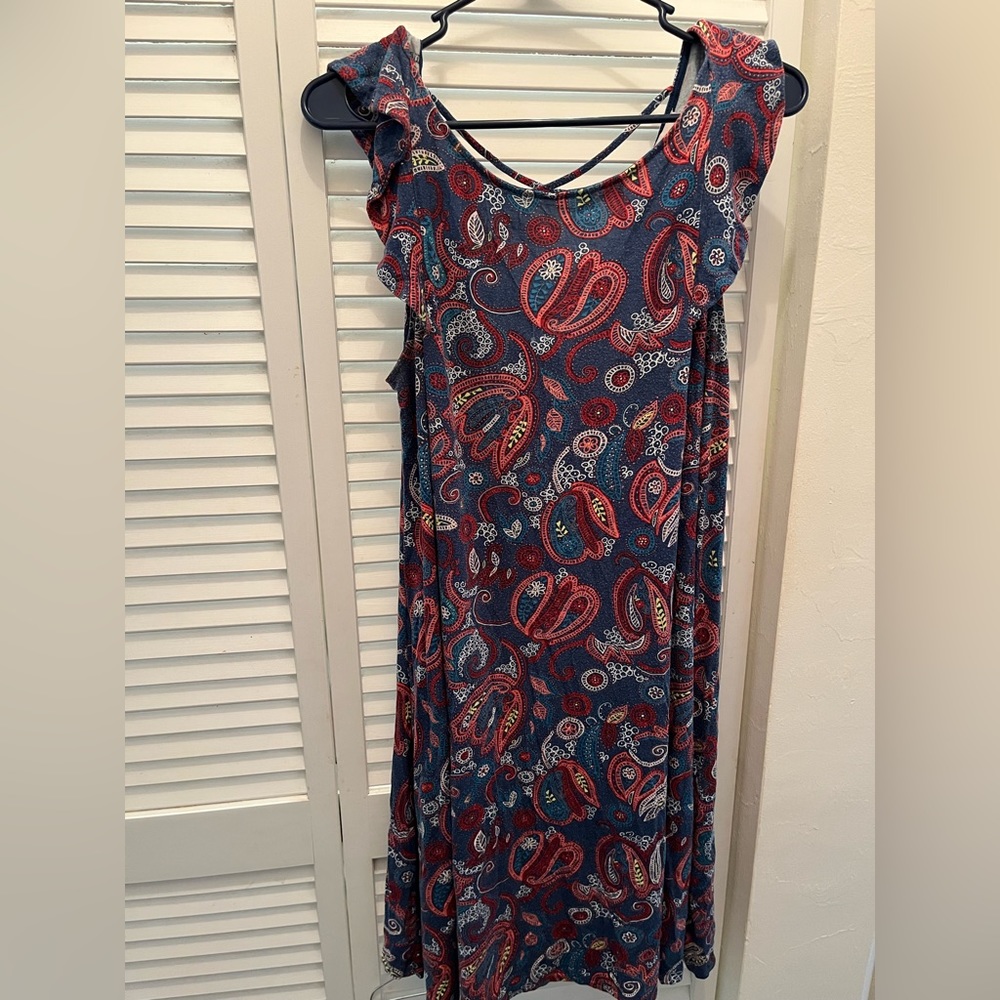 Loft Ruffled Sleeve Dress! - Picture 2 of 2